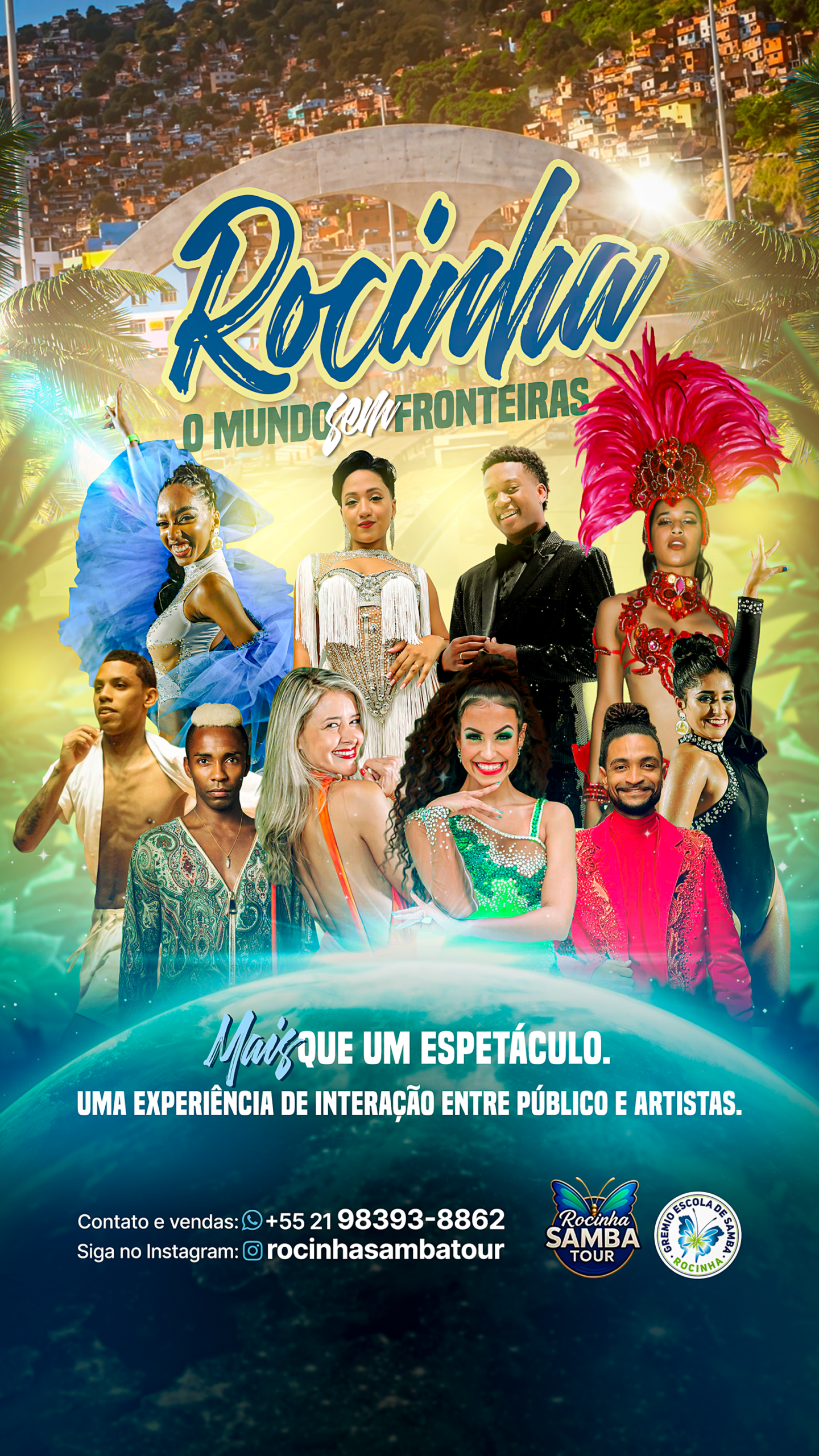 Próximo evento Rocinha Samba Tour