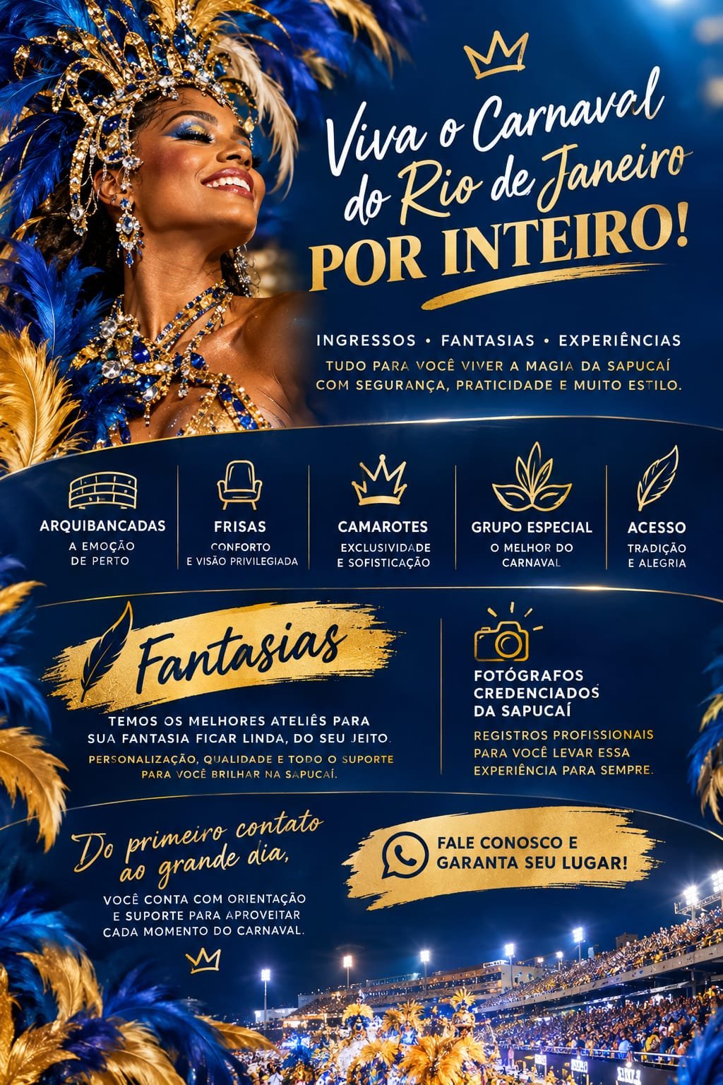 Viva o Carnaval do Rio de Janeiro por inteiro